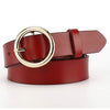 Women'S Fashion Round Pin Buckle Belt 06643548C
