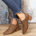 Women'S Chunky Heel Pointed Toe Fashion Shoes 33281057