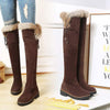 Women'S Fleece Over The Knee Boots 41687846C