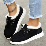 Women'S Low Top Fleece Casual Cotton Shoes 44507761C