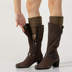 Women'S Warm Knit Socks Boot Covers 87804425C
