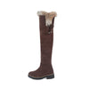 Women'S Fleece Over The Knee Boots 41687846C