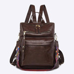 Women's Retro Casual Large Capacity Backpack 32284263C