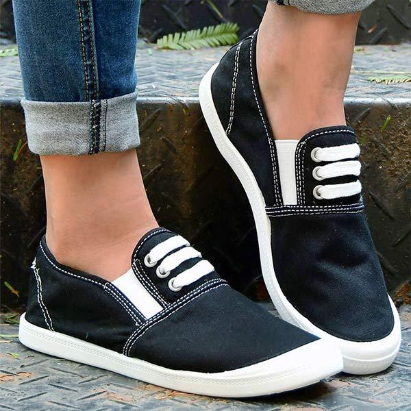 Women'S Slip-On Casual Canvas Shoes 90043883C