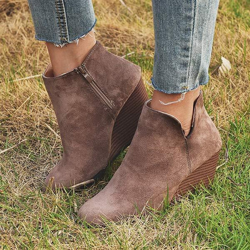 Women'S Casual Wedge Booties 57875804C