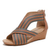 Women'S Fish Mouth Wedge Sandals 09061114C