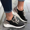 Women'S Fashion Casual Lace Up Platform Sneakers 57243398C
