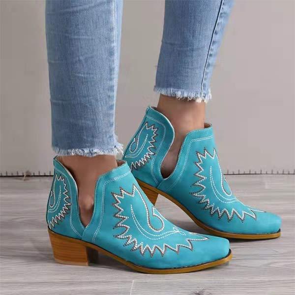 Women'S Embroidered Fashion Chelsea Boots 62848848