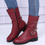 Women'S Vintage Side Zip Mid Boots 13243468