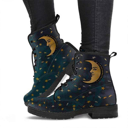 Women'S Round Toe Print Pattern Martin Boots 63619882C