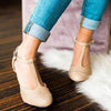 Women'S Vintage Buckle Block Heel Sandals 65883440C