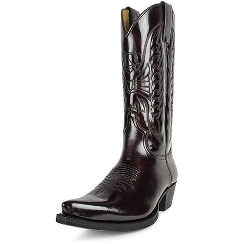 Women'S Pointed Toe Embroidered High Heel Western Cowboy Boots 87549603C