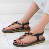 Women'S Bohemian Thong Sandals Beaded Rhinestones 62672751C