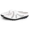 Women's Casual Hollow Breathable Low Top Flat Slippers 87527188C