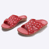 Women'S Polka Dot Flat Fish Mouth Sandals 07491389C