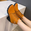 Women'S High Heel Chunky Platform Ankle Boots 79176085C