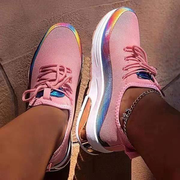 Women'S Lace-Up Casual Sneakers 08933495C