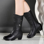 Women'S Chunky Heel Mid Boots 13031444
