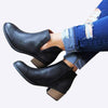 Women'S Vintage Chunky Heel Ankle Boots 79577608C