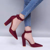 Women'S Fashion Pointed Toe Chunky Heels 39995884C
