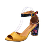 Women'S Strappy Chunky Heel Fashion Sandals 52864151C