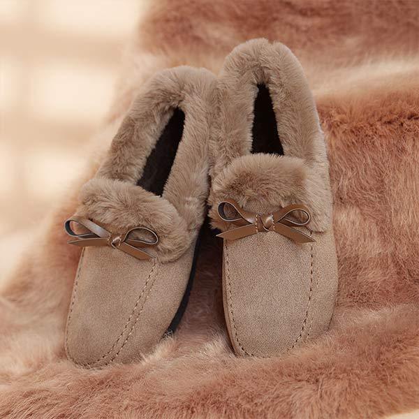 Women'S Fleece Thick Slip On Cotton Shoes 51778843C