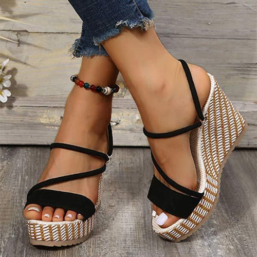 Women'S Wedge Platform Platform Sandals 28547548C