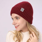 Women'S Fleece Thick Knitted Beanie Hat 39432417C