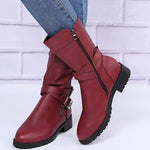 Women'S Vintage Side Zip Mid Boots 13243468
