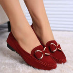 Women'S Soft Sole Bow Driving Flats 99346741