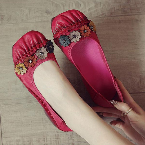 Women's Ethnic Soft Sole Casual Shoes 10613032C