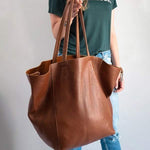 Women'S Soft Leather Large Capacity Tote Bag 27541692