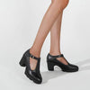 Women'S Chunky Heel Round Toe High Heels 03715129