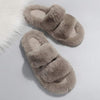 Women's Flat Flat Plush Slippers 19118989C