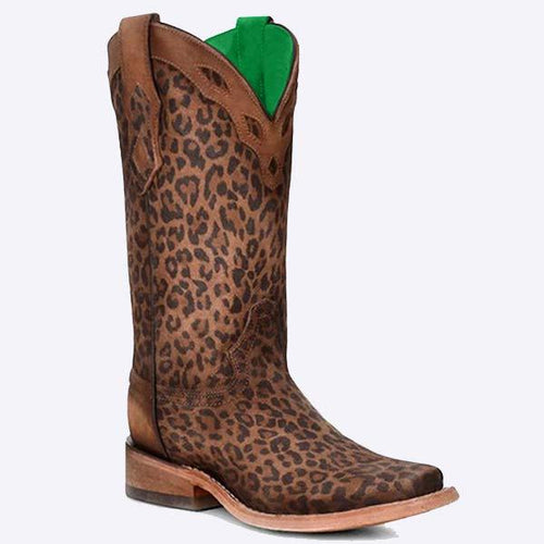 Women'S Vintage Leopard Rider Boots 97225077C