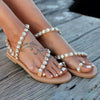 Women'S Flat Set Toe Leisure Rhinestone Sandals 13020490C