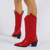 Women'S Western Chunky Heel Cowboy Boots 13589010C